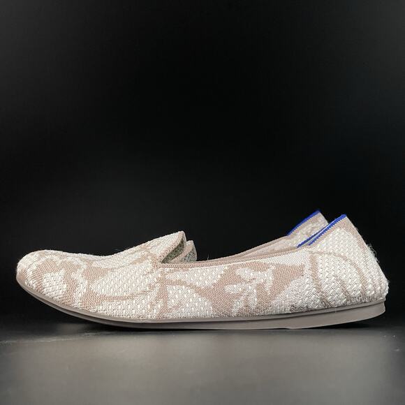 Rothy’s The Flat Women’s 7.5 Retired Floral Petal Lily Cream Loafer Slip On Shoe - Picture 1 of 8